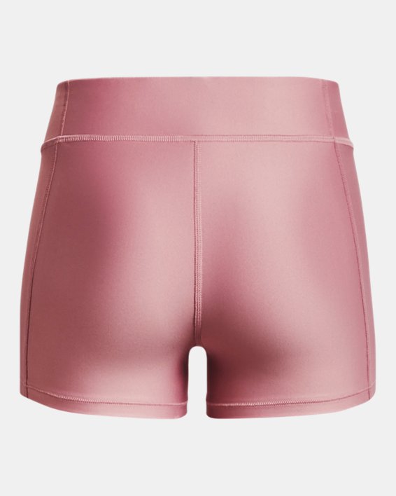Women's HeatGear® Mid-Rise Shorty in Pink image number 5